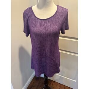 Croft & Barrow Women's Purple Tunic SZ M RN 73277 NWOT